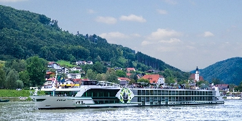2027 European Danube River Golf Cruise Vacation Package - PerryGolf + Tauck River Cruises ms Savor in Engelhartzell